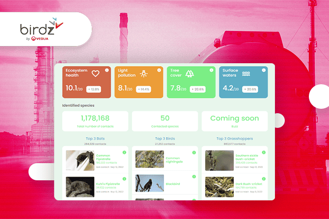 Birdz by Veolia – Dashboards as a Service offering