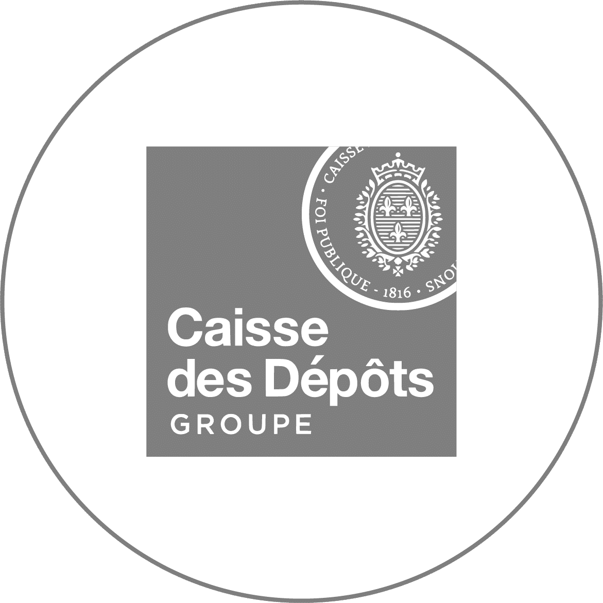 logo n&b caisse des dépôts