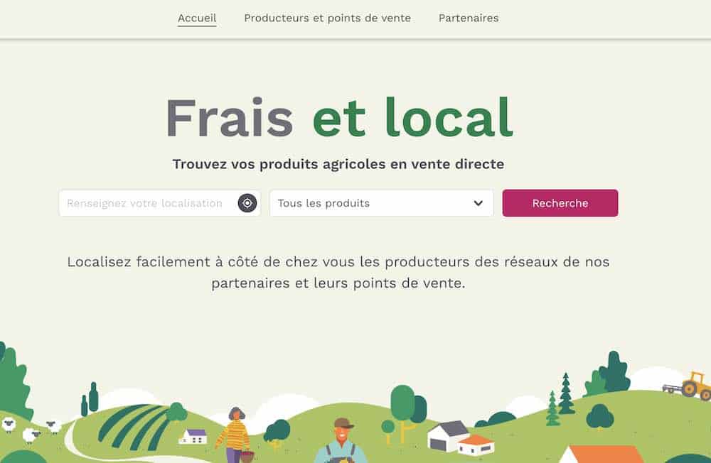 Frais et local