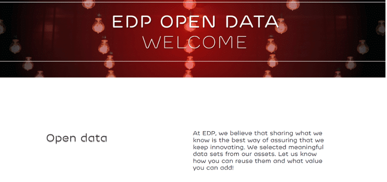EDP Open data portal