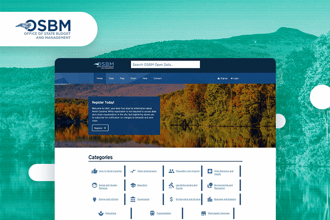 North Carolina Office of State Budget and Management increases transparency and supports decision-making with open data portal