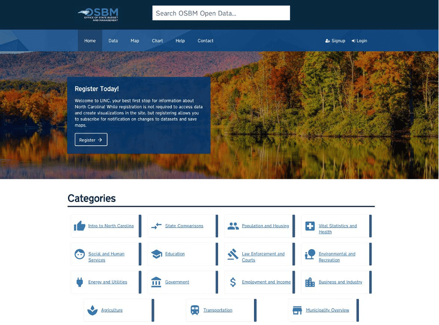 OSBM Portal screenshot