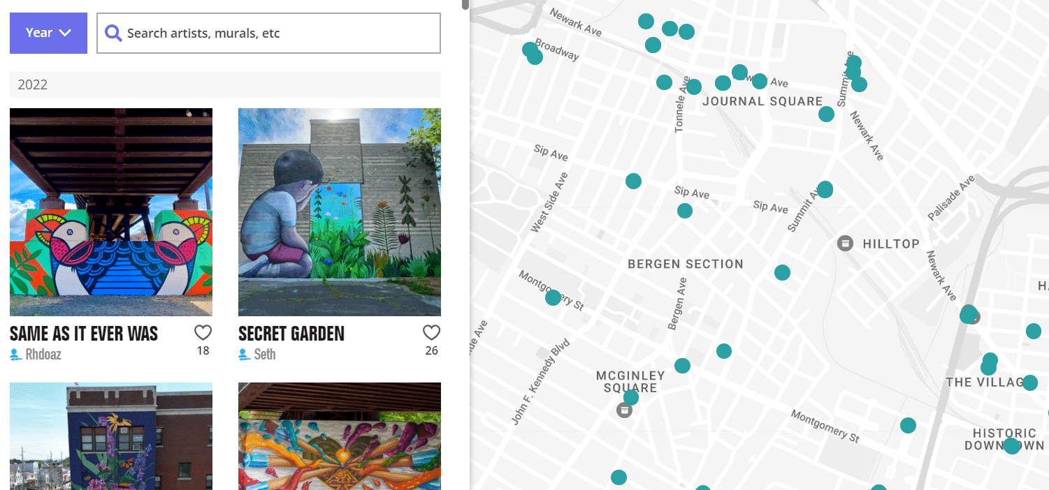 Jersey city map