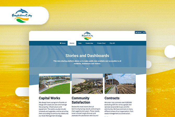 Frankston City Council increases trust with transparency hub data portal